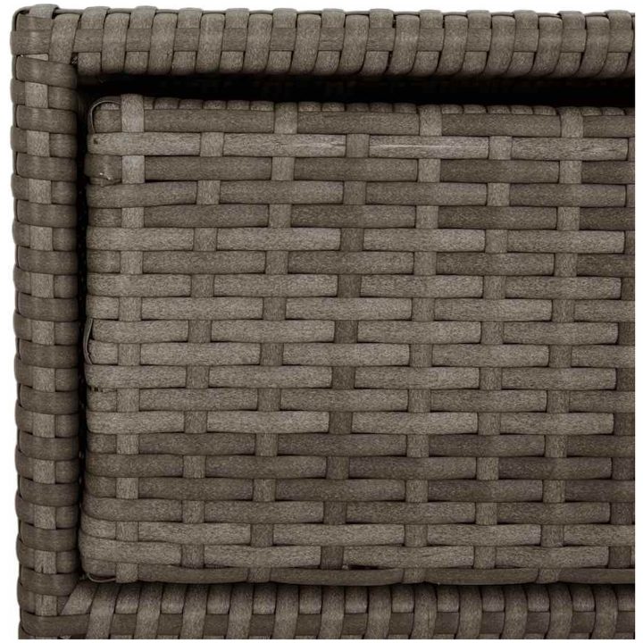 Trädgårdsskåp grå konstrotting vidaXL 55 x 59 x 80 cm – bild 9