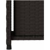 Trädgårdsskåp svart 50x55x115 cm konstrotting vidaXL – miniatyr 10