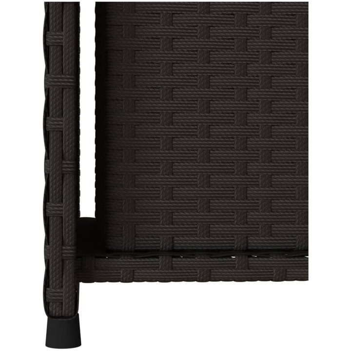 Trädgårdsskåp svart 50x55x115 cm konstrotting vidaXL – bild 10