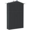 Trädgårdsskjul antracit 116x45x175 cm galvaniserat stål vidaXL – miniatyr 6