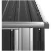 Trädgårdsskjul antracit 118,5x97x209,5 cm galvaniserat stål vidaXL – miniatyr 7