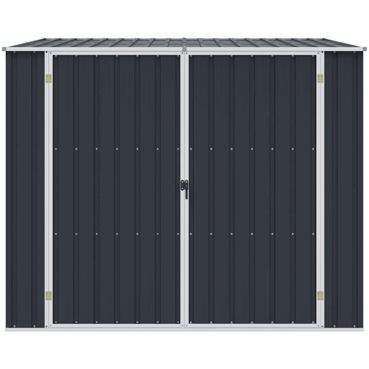 Trädgårdsskjul antracit 195x198x159 cm galvaniserat stål vidaXL – bild 5