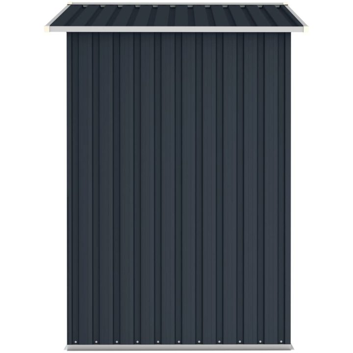 Trädgårdsskjul antracit 205x129x183 cm galvaniserat stål vidaXL – bild 4