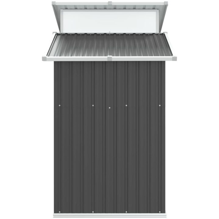 Trädgårdsskjul antracit 270x130x208,5 cm galvaniserat stål vidaXL – bild 5