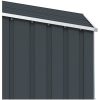 Trädgårdsskjul antracit 87x98x159 cm galvaniserat stål vidaXL – miniatyr 7