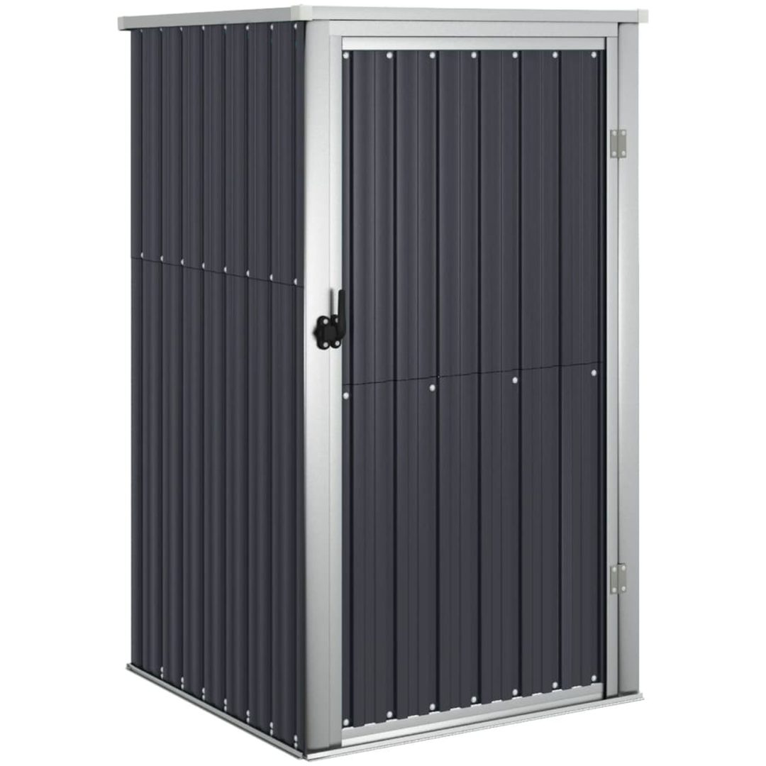 Trädgårdsskjul antracit galvaniserat stål vidaXL 88 x 89 x 161 cm – bild 2
