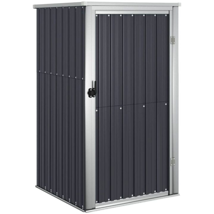 Trädgårdsskjul antracit galvaniserat stål vidaXL 88 x 89 x 161 cm – bild 2