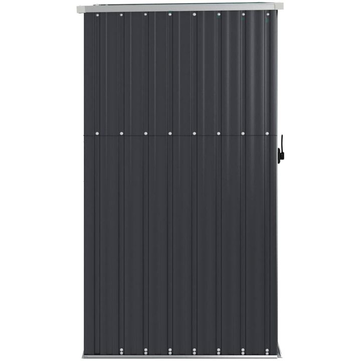 Trädgårdsskjul antracit galvaniserat stål vidaXL 88 x 89 x 161 cm – bild 4