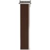 Trädgårdsskjul brun 116x45x175 cm galvaniserat stål vidaXL – miniatyr 5