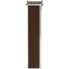 Trädgårdsskjul brun 116x45x175 cm galvaniserat stål vidaXL – miniatyr 7