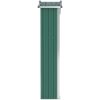 Trädgårdsskjul grön 116x45x175 cm galvaniserat stål vidaXL – miniatyr 5