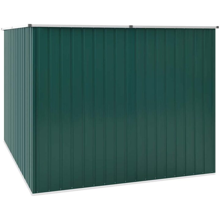 Trädgårdsskjul grön 195x198x159 cm galvaniserat stål vidaXL – bild 6