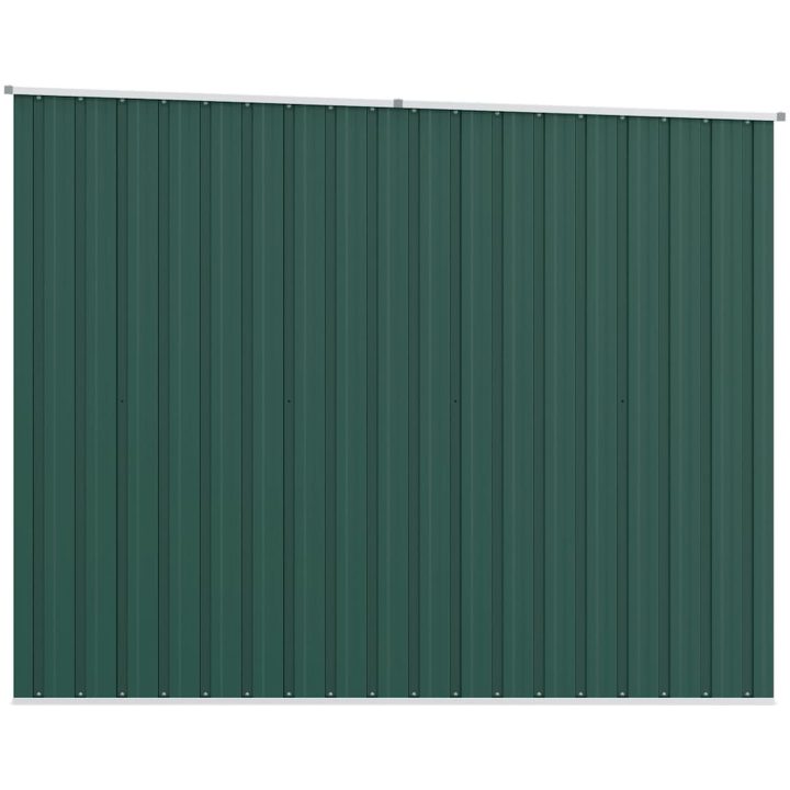 Trädgårdsskjul grön 195x198x159 cm galvaniserat stål vidaXL – bild 7