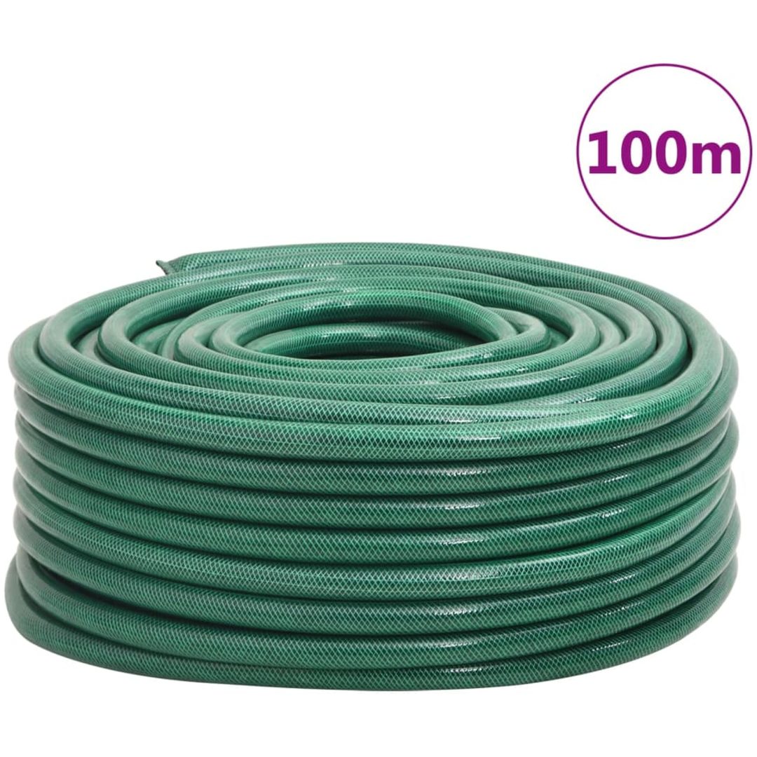 Trädgårdsslang grön 1" 100 m PVC vidaXL 100 m (1") – bild 5