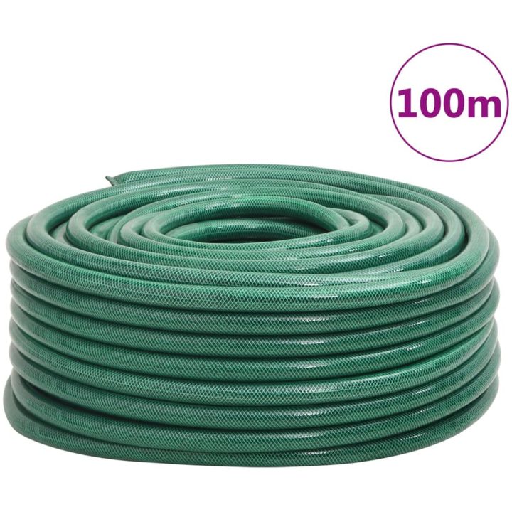 Trädgårdsslang grön 1" 100 m PVC vidaXL 100 m (1") – bild 5