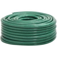 Trädgårdsslang grön 1" 100 m PVC vidaXL