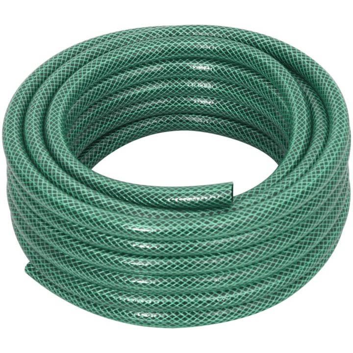 Trädgårdsslang med kopplingar grön 0,5" 10 m PVC vidaXL 10 m (0.5") – bild 2