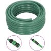 Trädgårdsslang med kopplingar grön 0,5" 10 m PVC vidaXL 10 m (0.5") – miniatyr 1
