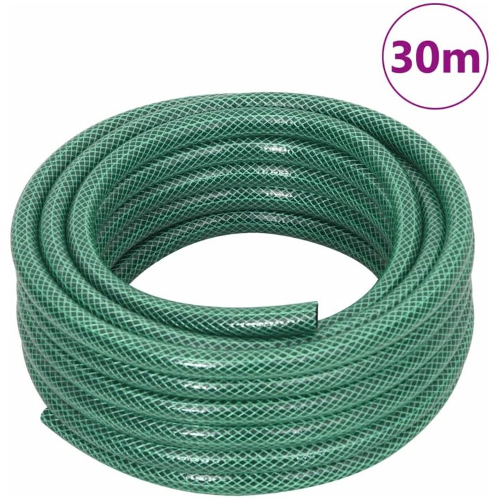 Trädgårdsslang med kopplingar grön 0,5" 30 m PVC vidaXL 30 m (0.5") – bild 11