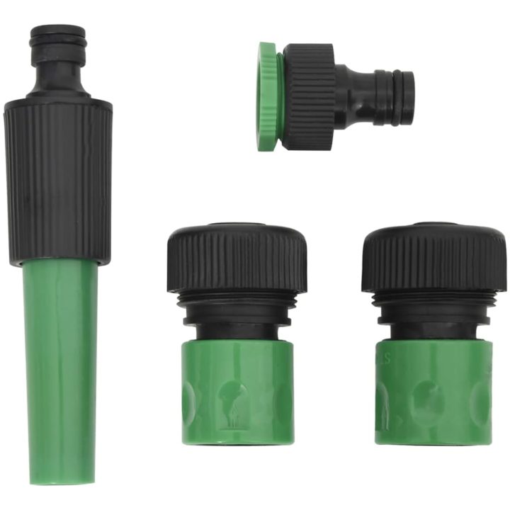 Trädgårdsslang med kopplingar grön 0,5" 30 m PVC vidaXL 30 m (0.5") – bild 5