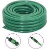 Trädgårdsslang med kopplingar grön 0,75" 10 m PVC vidaXL 10 m (0.75") – miniatyr 1