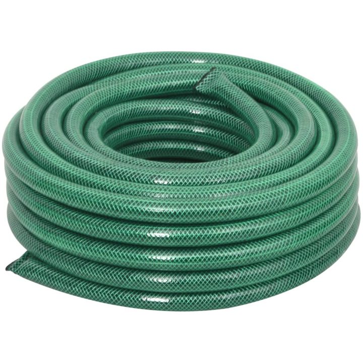 Trädgårdsslang med kopplingar grön 0,75" 20 m PVC vidaXL 20 m (0.75") – bild 2