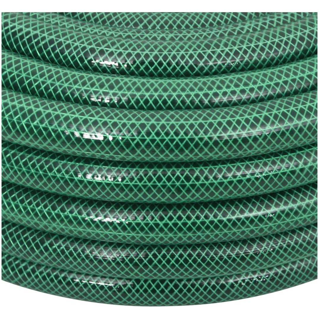 Trädgårdsslang med kopplingar grön 0,75" 30 m PVC vidaXL 30 m (0.75") – bild 4