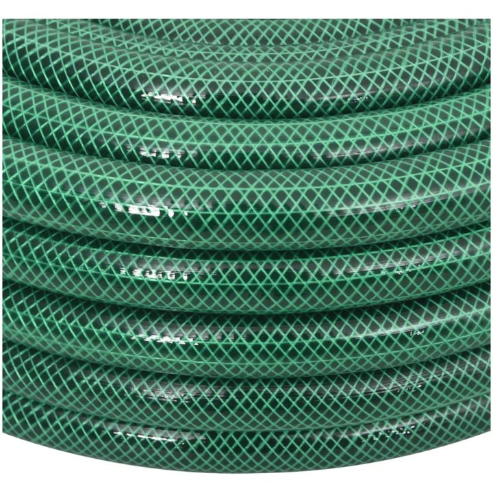 Trädgårdsslang med kopplingar grön 0,75" 30 m PVC vidaXL 30 m (0.75") – bild 4