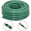 Trädgårdsslang med kopplingar grön 0,75" 50 m PVC vidaXL 50 m (0.75") – miniatyr 1
