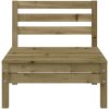Trädgårdssoffa 3-sits impregnerad furu vidaXL – miniatyr 8