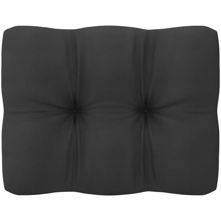 Trädgårdssoffa 3-sits med dynor massiv furu vidaXL – bild 6