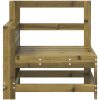 Trädgårdssoffa 69x62x70,5 cm impregnerad furu vidaXL – miniatyr 4