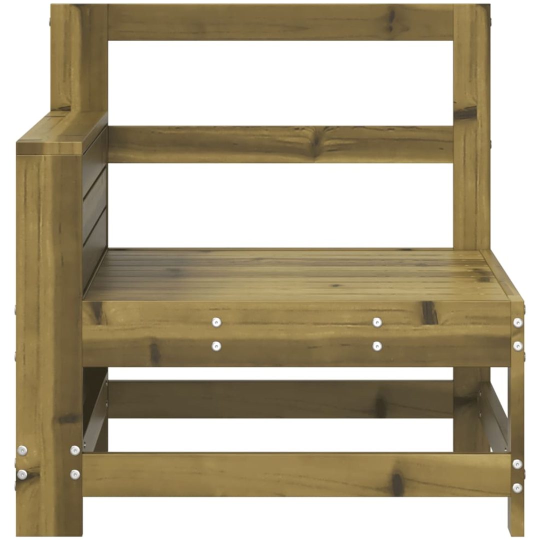 Trädgårdssoffa 69x62x70,5 cm impregnerad furu vidaXL – bild 4