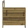 Trädgårdssoffa 69x62x70,5 cm impregnerad furu vidaXL – miniatyr 5