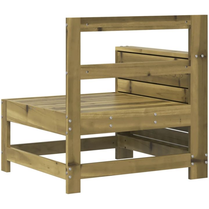 Trädgårdssoffa 69x62x70,5 cm impregnerad furu vidaXL – bild 6