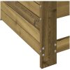 Trädgårdssoffa 69x62x70,5 cm impregnerad furu vidaXL – miniatyr 7