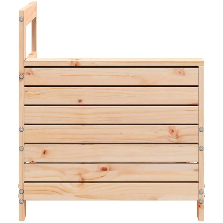 Trädgårdssoffa 69x62x70,5 cm massiv furu vidaXL – bild 5