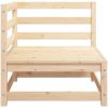 Trädgårdssoffa hörn 2 st 70x70x67 cm massiv furu vidaXL – miniatyr 6
