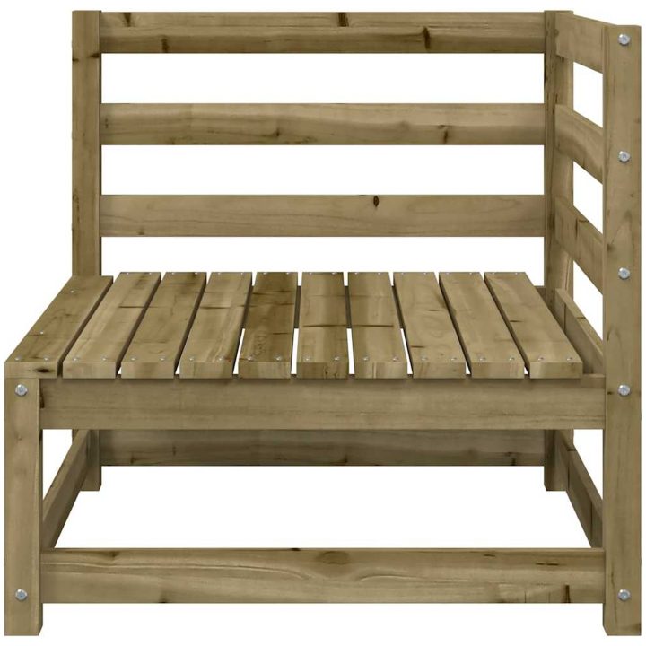 Trädgårdssoffa hörn 2 st 70x70x67 cm vidaXL – bild 5