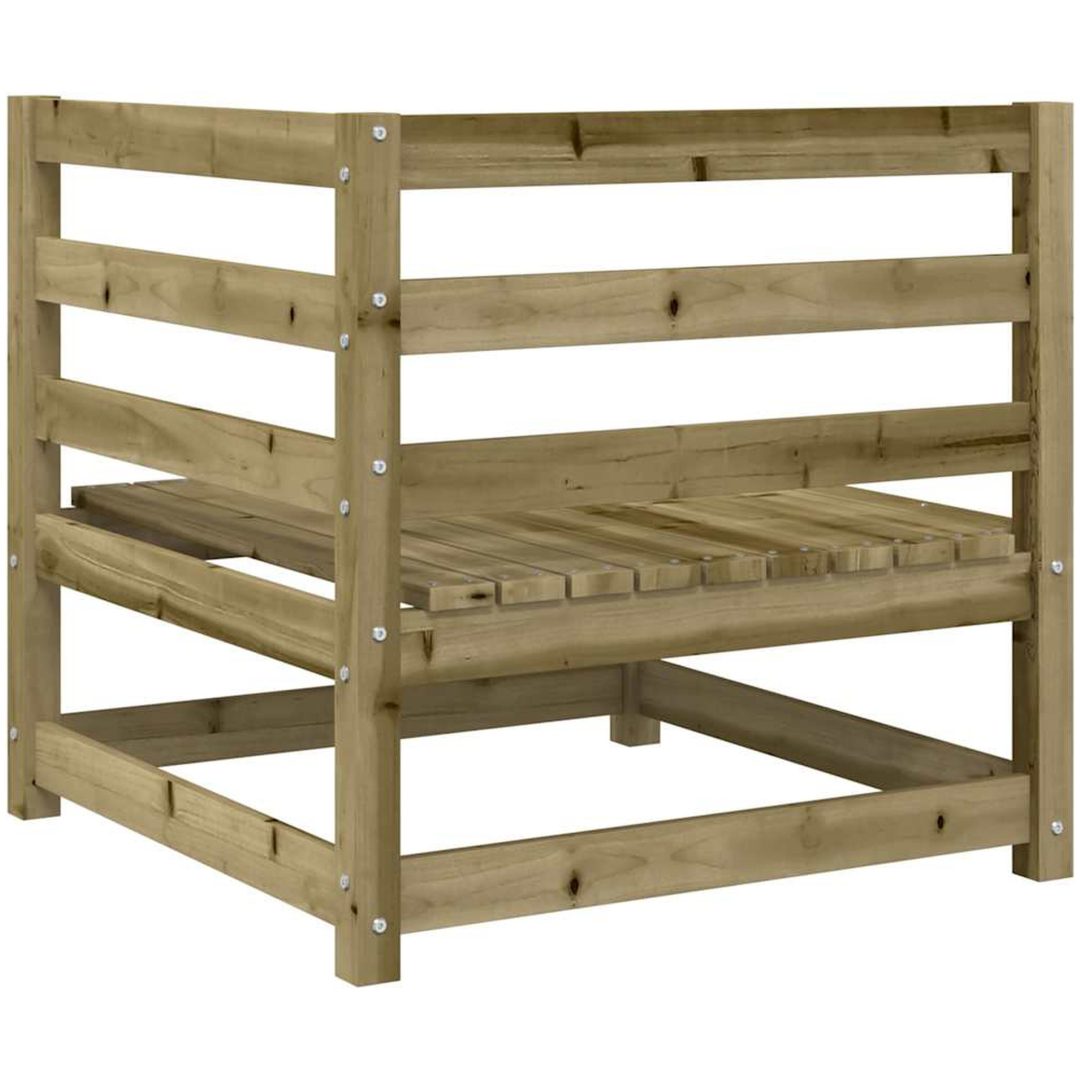 Trädgårdssoffa hörn 2 st 70x70x67 cm vidaXL – bild 7