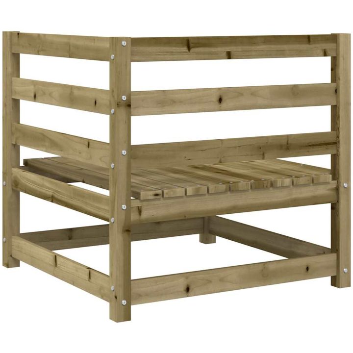 Trädgårdssoffa hörn 2 st 70x70x67 cm vidaXL – bild 7