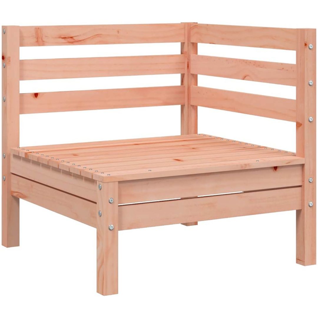 Trädgårdssoffa hörn 2 st massivt douglas vidaXL – bild 4