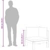 Trädgårdssoffa hörn med dynor massivt akaciaträ vidaXL – miniatyr 9