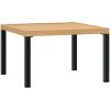 Trädgårdssoffa med dynor 3 delar svart aluminium vidaXL – miniatyr 4