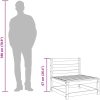 Trädgårdssoffa utan armstöd 2 st 70x70x67 cm massiv furu vidaXL – miniatyr 10
