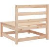 Trädgårdssoffa utan armstöd 70x70x67 cm massiv furu vidaXL – miniatyr 6