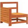 Trädgårdssoffa vaxbrun 69x62x70,5 cm massiv furu vidaXL – miniatyr 2