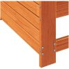 Trädgårdssoffa vaxbrun 69x62x70,5 cm massiv furu vidaXL – miniatyr 7