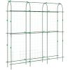 Trädgårdsspaljé för klätterväxter U-formad 181x31x182,5 cm stål vidaXL – miniatyr 6