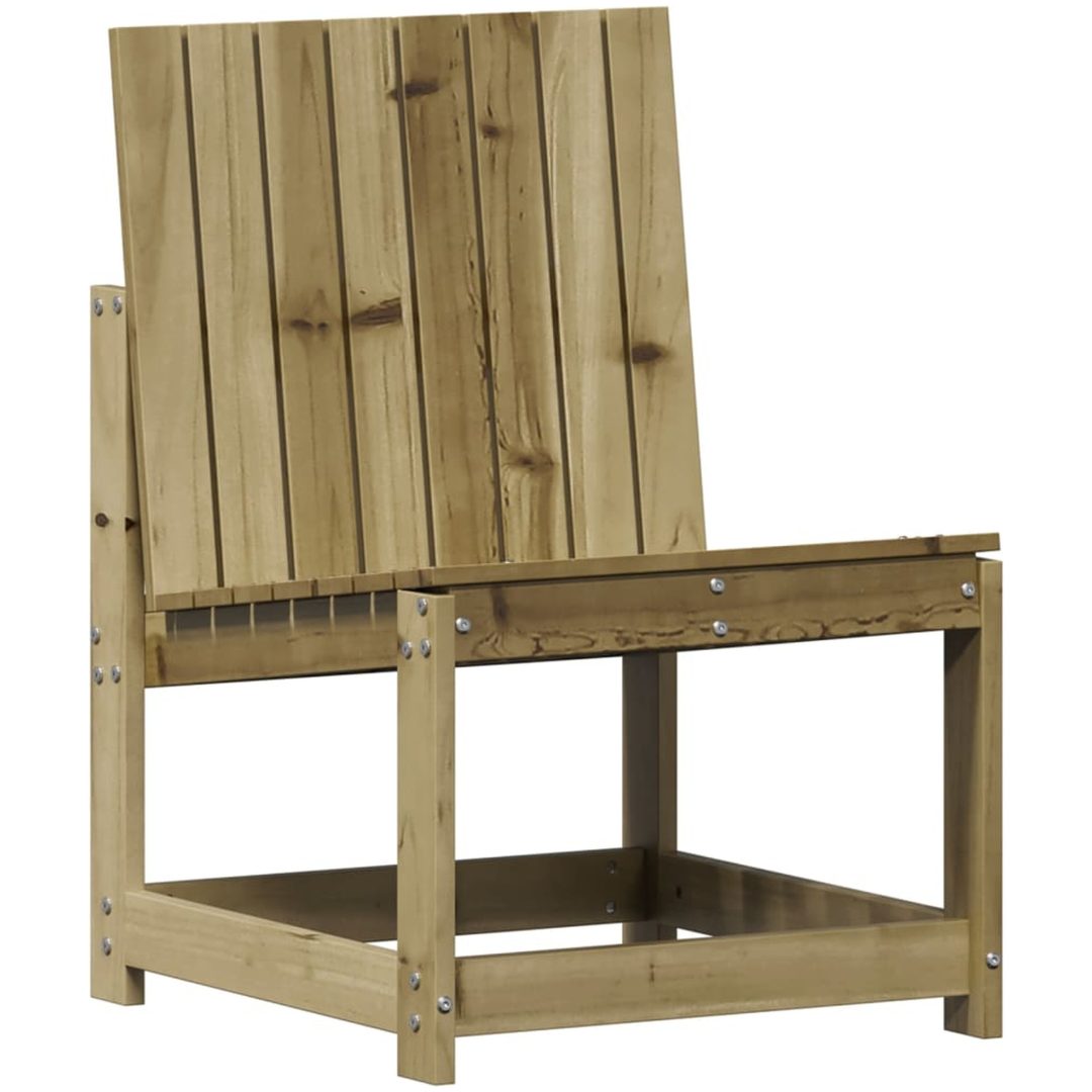 Trädgårdsstol 50,5x55x77 cm impregnerad furu vidaXL – bild 2